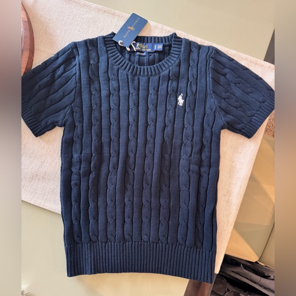 NWT!  Polo by Ralph Lauren Navy Crewneck Sweater - Picture 1 of 3